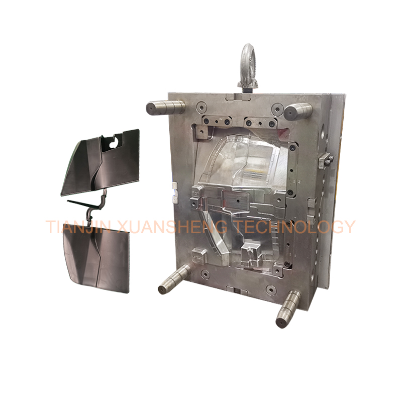 Instrument panel interior panel automotive injection molding plastics